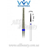 Насадка со средним алмазным напылением - Конусная полусферический конец 10 мм / 1,4 мм