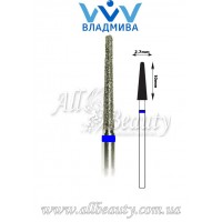 Насадка со средним алмазным напылением - Конусная полусферический конец 10 мм / 2,7 мм