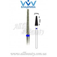 Насадка со средним алмазным напылением - Конусная полусферический конец 10 мм / 3,3 мм