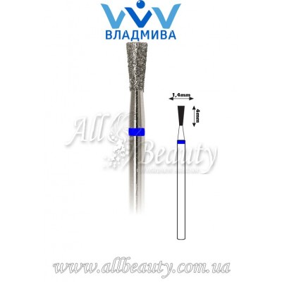 Насадка со средним алмазным напылением - Обратноконусная 4 мм / 1,4 мм Насадка со средним алмазным напылением - Обратноконусная 4 мм / 1,4 мм
