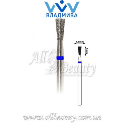Насадка со средним алмазным напылением - Обратноконусная 4 мм / 1,6 мм Насадка со средним алмазным напылением - Обратноконусная 4 мм / 1,6 мм