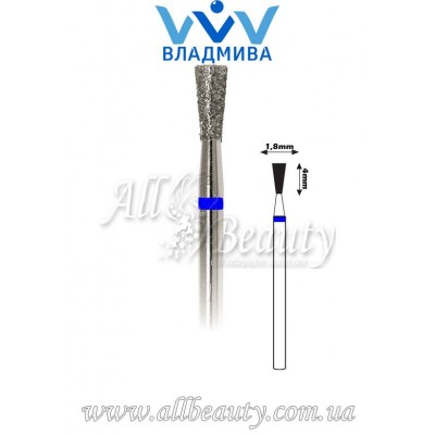 Насадка со средним алмазным напылением - Обратноконусная 4 мм / 1,8 мм Насадка со средним алмазным напылением - Обратноконусная 4 мм / 1,8 мм