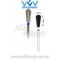 Насадка со средним алмазным напылением - Груша 12 мм / 5 мм