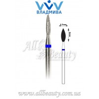 Насадка со средним алмазным напылением - Пламя 8 мм / 2,7 мм