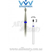 Насадка со средним алмазным напылением - Почка 3 мм / 1,4 мм