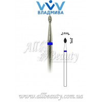 Насадка со средним алмазным напылением - Почка 3 мм / 1,6 мм