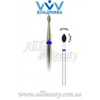 Насадка со средним алмазным напылением - Почка 5 мм / 2,7 мм