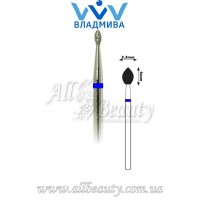 Насадка со средним алмазным напылением - Почка 5 мм / 3,3 мм