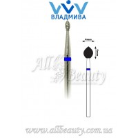 Насадка со средним алмазным напылением - Почка 5 мм / 4 мм