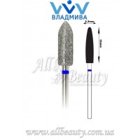 Насадка со средним алмазным напылением - Пуля 15 мм / 3,3 мм