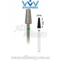 Насадка с крупным алмазным напылением - Усечённая конусная 10 мм / 3,3 мм