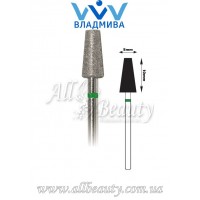 Насадка с крупным алмазным напылением - Усечённая конусная 10 мм / 5 мм