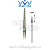 Насадка с крупным алмазным напылением - Конусная полусферический конец 9 мм / 1,4 мм