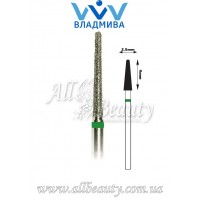 Насадка с крупным алмазным напылением - Конусная полусферический конец 9 мм / 2,5 мм