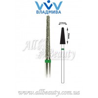 Насадка с крупным алмазным напылением - Конусная полусферический конец 10 мм / 3,3 мм