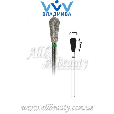 Насадка с крупным алмазным напылением - Груша 7 мм / 3,3 мм (сторінка 9) Насадка с крупным алмазным напылением - Груша 7 мм / 3,3 мм (сторінка 9)