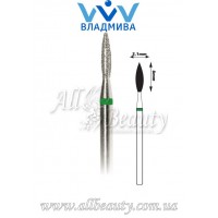 Насадка с крупным алмазным напылением - Пламя 8 мм / 2,1 мм