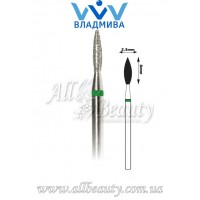 Насадка с крупным алмазным напылением - Пламя 8 мм / 2,3 мм