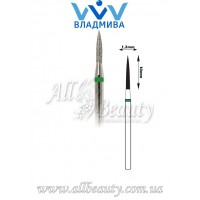 Насадка с крупным алмазным напылением - Цилиндрическая, стрельчатый конец 10 мм / 1,2 мм