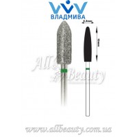 Насадка с крупным алмазным напылением - Пуля 15 мм / 3,3 мм