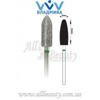 Насадка с крупным алмазным напылением - Пуля 15 мм / 5 мм