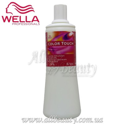 Wella professional Color Touch - Мягкая эмульсия 1,9% (6Vol.) 1000 мл Wella professional Color Touch - Мягкая эмульсия 1,9% (6Vol.) 1000 мл