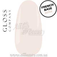 GLOSS Premium French Base Beige- Каучуковая основа Френч 15 мл.