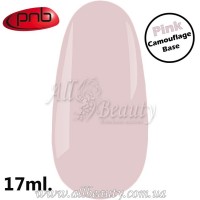 PNB UV/LED Camouflage Base Pink - Камуфлирующее каучуковое базовое покрытие 17 мл.