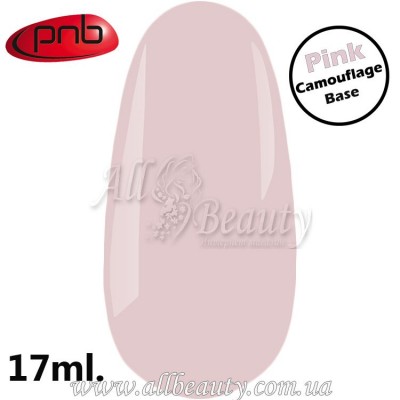 PNB UV/LED Camouflage Base Pink - Камуфлирующее каучуковое базовое покрытие 17 мл. (сторінка 2) PNB UV/LED Camouflage Base Pink - Камуфлирующее каучуковое базовое покрытие 17 мл. (сторінка 2)