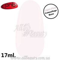 PNB UV/LED Camouflage Base Light Pink - Камуфлирующее каучуковое базовое покрытие 17 мл.