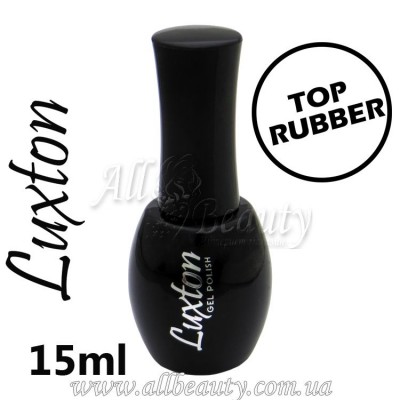Luxton Rubber Top - Каучуковое финишное покрытие для гель-лака 15 мл. Luxton Rubber Top - Каучуковое финишное покрытие для гель-лака 15 мл.