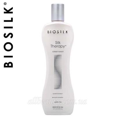 BioSilk Silk Therapy Conditioner - Кондиционер Шелковая Терапия, 355 мл BioSilk Silk Therapy Conditioner - Кондиционер Шелковая Терапия, 355 мл