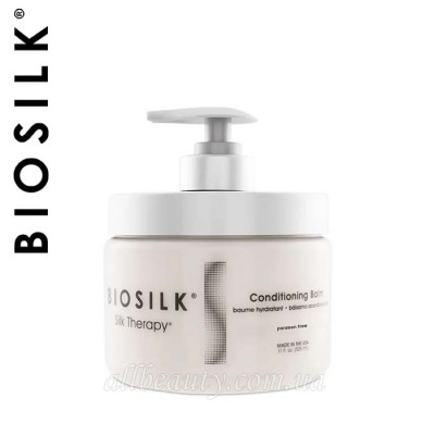 BioSilk Silk Therapy Conditioning Balm - Бальзам-кондиціонер незмивний, 325 мл BioSilk Silk Therapy Conditioning Balm - Бальзам-кондиціонер незмивний, 325 мл