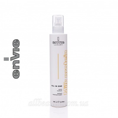 Envie Luxury Milk Protein All in One - Мультикрем 10 в 1 з термозахистом для волосся, 250 мл Envie Luxury Milk Protein All in One - Мультикрем 10 в 1 з термозахистом для волосся, 250 мл