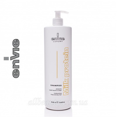 Envie Luxury Milk Protein Shampoo - Шампунь для сухого волосся, 1000 мл Envie Luxury Milk Protein Shampoo - Шампунь для сухого волосся, 1000 мл